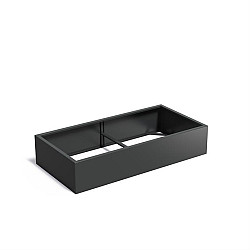 CARREZ zonder bodem 2000x1000x400mm Aluminium (AFW20.2)