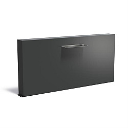 Aluminium Muur vrijstaand 2500x250x1200 (VM2.2.600 (incl waterval 600 + pomp))