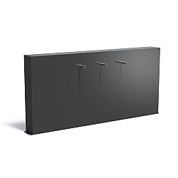 Aluminium Muur vrijstaand 2500x250x1200 (VM2.2.3 (incl. waterval en pomp)