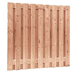 Redvision geschaafd plankenscherm 19-planks 16 mm, 180x180cm, verticaal recht.