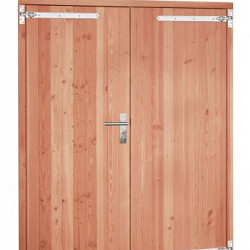 Redvision dubbele deur dicht  incl. beslag