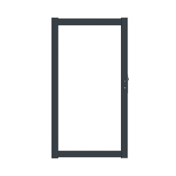 Boston Aluminium poortframe 98x183cm RAL7016 incl insteekslot