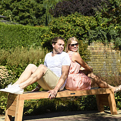 Bank Riva Excellent  200x45x45cm onbehandeld