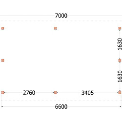 Kapschuur de Hoeve XL 7000x4400x3750mm (bxdxh) links