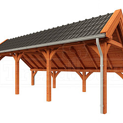 Kapschuur de Hoeve XL 7650x3800x3450mm (bxdxh)