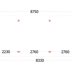 Kapschuur de Hoeve XL 8750x3800x3450mm (bxdxh) links
