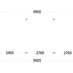 Kapschuur de Hoeve XL 9900x4400x3750mm (bxdxh) links