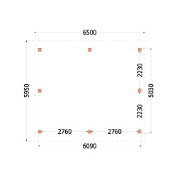 Kapschuur de Hofstee XXL 6550x5950x4600mm (bxdxh)