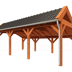 Kapschuur de Stee 7400x4250x3350mm (bxdxh)