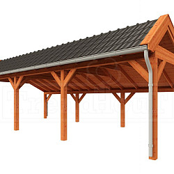 Kapschuur de Stee 9000x4250x3350mm (bxdxh)