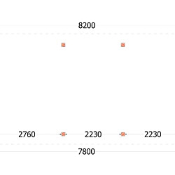 Buitenverblijf Zadeldak XL 8200x4400x4250mm (bxdxh)