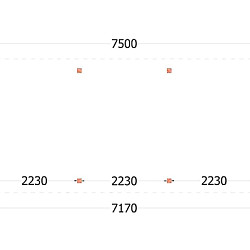 Buitenverblijf Zadeldak Betula 7500x3500x3150mm (bxdxh)