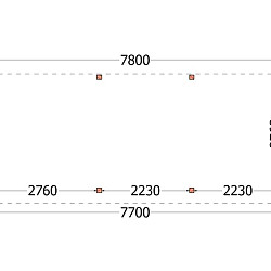 Buitenverblijf Casa 7800x3300x2600mm (bxdxh)
