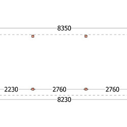 Buitenverblijf Casa 8350x3300x2600mm (bxdxh)