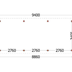 Buitenverblijf Florence 9400x4250x2600mm (bxdxh)
