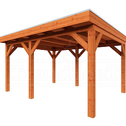 Buitenverblijf Mensa 4400x4000x2600mm (bxdxh)