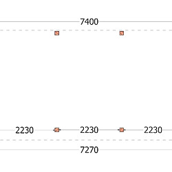 Buitenverblijf Mensa 7400x4000x2600mm (bxdxh)