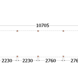 Buitenverblijf Palermo 10750x3100x2450mm (bxdxh)