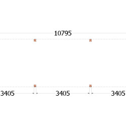 Buitenverblijf Palermo 10800x3100x2450mm (bxdxh)