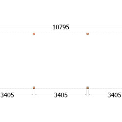 Buitenverblijf Palermo 10800x3700x2450mm (bxdxh)