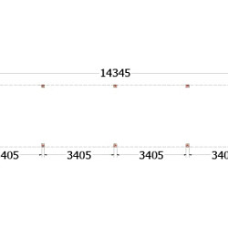 Buitenverblijf Palermo 14350x3100x2450mm (bxdxh)