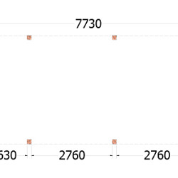 Buitenverblijf Palermo 7750x3700x2450mm (bxdxh)