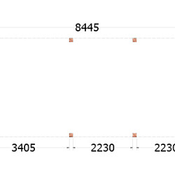 Buitenverblijf Palermo 8450x3700x2450mm (bxdxh)