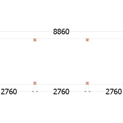 Buitenverblijf Palermo 8900x2550x2450mm (bxdxh)