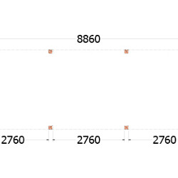 Buitenverblijf Palermo 8900x3100x2450mm (bxdxh)
