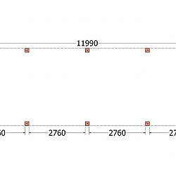 Buitenverblijf Palermo XXL 11990x3800x2450mm (bxdxh)