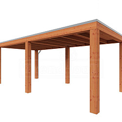 Buitenverblijf Palermo XXL 6100x3150x2450mm (bxdxh)