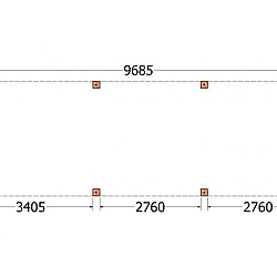 Buitenverblijf Palermo XXL 9700x3150x2450mm (bxdxh)