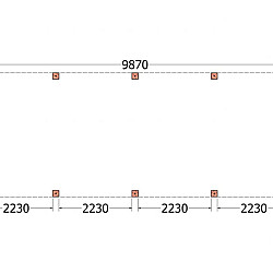 Buitenverblijf Palermo XXL 9900x3800x2450mm (bxdxh)