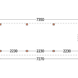 Buitenverblijf Refter XL 7350x2850x2600mm (bxdxh)
