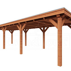 Buitenverblijf Siena 10000x3500x2500mm (bxdxh)