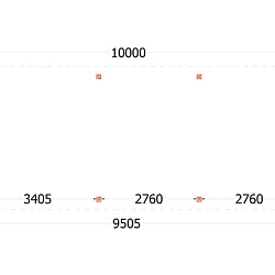 Buitenverblijf Siena 10000x4150x2500mm (bxdxh)