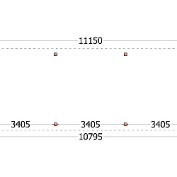 Buitenverblijf Siena 11150x4150x2500mm (bxdxh)