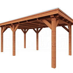 Buitenverblijf Siena 5300x3500x2500mm (bxdxh)