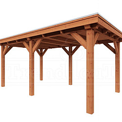 Buitenverblijf Siena 5350x3500x2500mm (bxdxh)