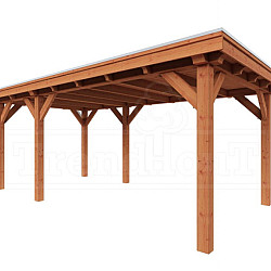 Buitenverblijf Siena 5900x3500x2500mm (bxdxh)