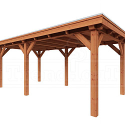 Buitenverblijf Siena 5950x3500x2500mm (bxdxh)