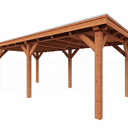 Buitenverblijf Siena 6400x3500x2500mm (bxdxh)