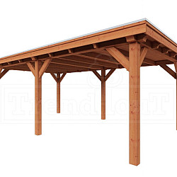 Buitenverblijf Siena 6400x4150x2500mm (bxdxh)