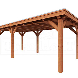 Buitenverblijf Siena 6550x3500x2500mm (bxdxh)