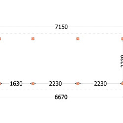 Buitenverblijf Siena 7150x3000x2500mm (bxdxh)