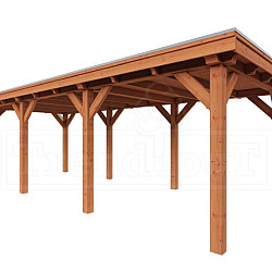 Buitenverblijf Siena 7750x3500x2500mm (bxdxh)