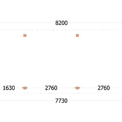 Buitenverblijf Siena 8200x3500x2500mm (bxdxh)