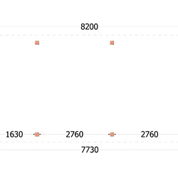 Buitenverblijf Siena 8200x4150x2500mm (bxdxh)