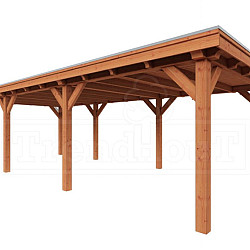 Buitenverblijf Siena 8800x4150x2500mm (bxdxh)