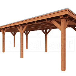 Buitenverblijf Siena 9300x3500x2500mm (bxdxh)